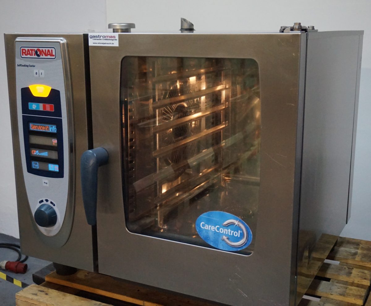 Rational Kombidämpfer SCC 61E CareControl Baujahr 2011. | GASTROMAS Gebrauchte Gastronomiegeräte